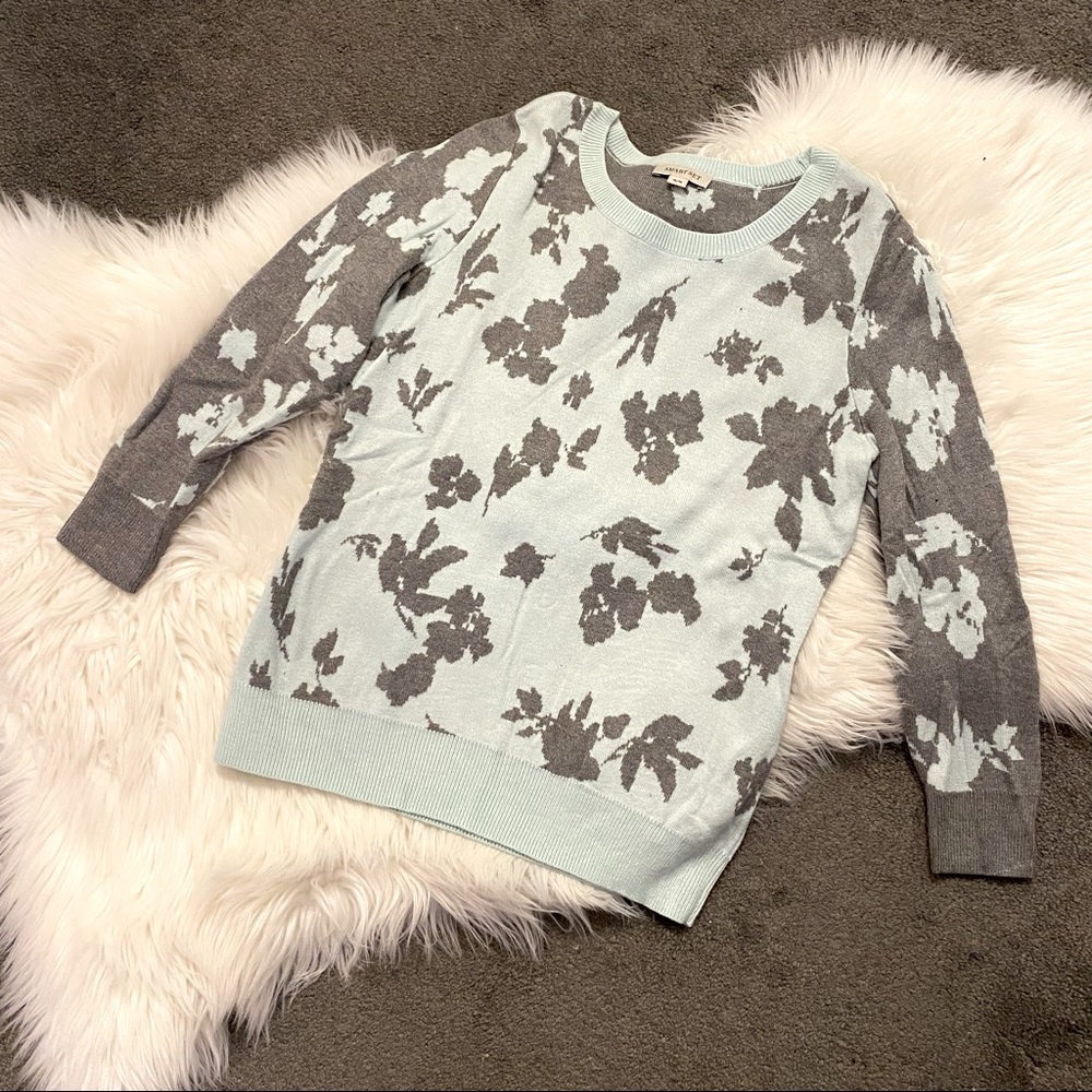 Floral sweater